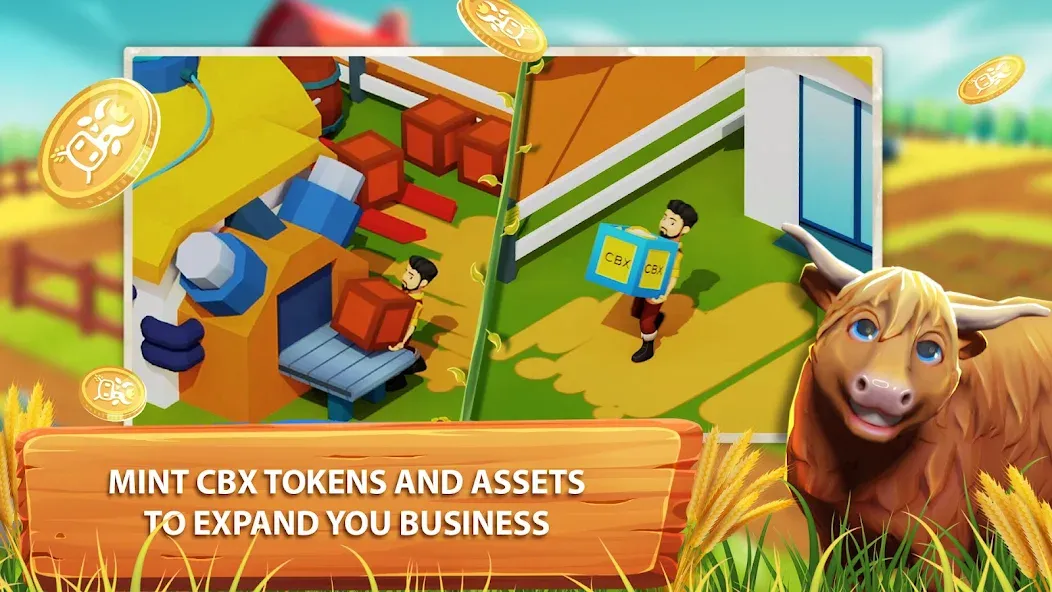 CropBytes: A Crypto Farm Game (КропБайтс) [MOD: Много монет/Энергии] - Скриншот 3