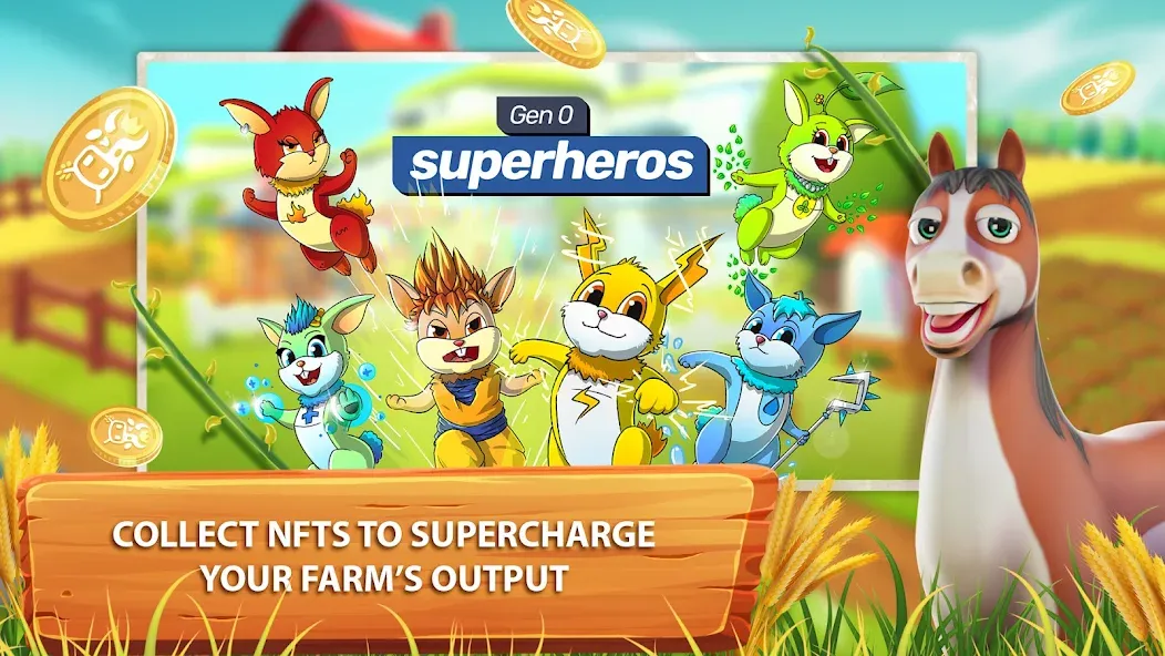 CropBytes: A Crypto Farm Game (КропБайтс) [MOD: Много монет/Энергии] - Скриншот 5