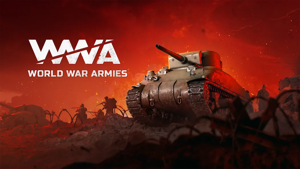 World War Armies: WW2 PvP RTS (Ворлд Вор Армиз) [MOD: Все открыто] - Скриншот 1