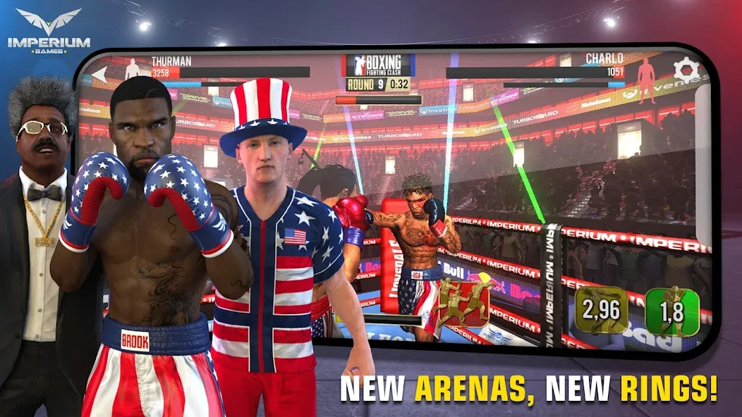 Boxing — Fighting Clash (Боксинг) [MOD: Разблокировано] - Скриншот 3