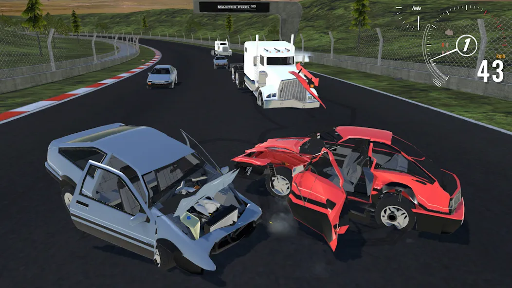 Destructive Car Race Generator (Деструктивный Генератор Гоночных Автомобилей) [MOD: Мод Меню/Взлом] - Скриншот 1