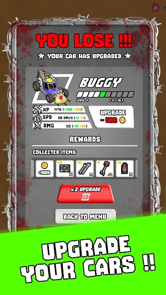 Tires & Fires: Zombie Survival [MOD: Mega Mod/Меню] - Скриншот 5