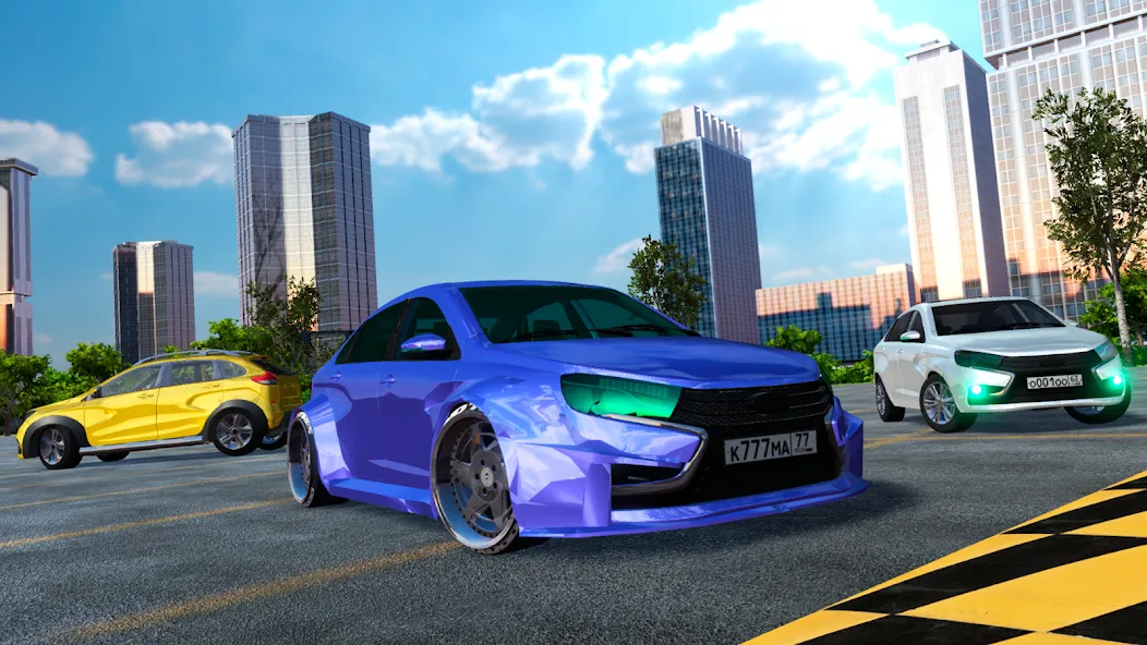 Lada — Russian Car Driving [MOD: Mega Mod/Меню] - Скриншот 2