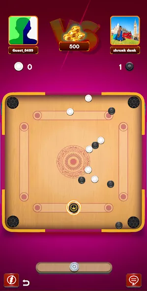 Carrom Board Clash : Pool game (Карром борд пул игра) [MOD: Все открыто] - Скриншот 3