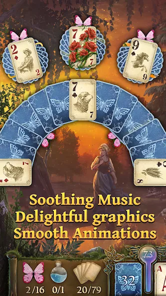 Solitaire Fairytale (Солитер Сказка) [MOD: Разблокировано] - Скриншот 5