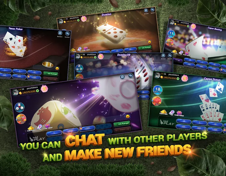 Indoplay-Capsa Domino QQ Poker (Индоплэй) [MOD: Разблокировано] - Скриншот 5