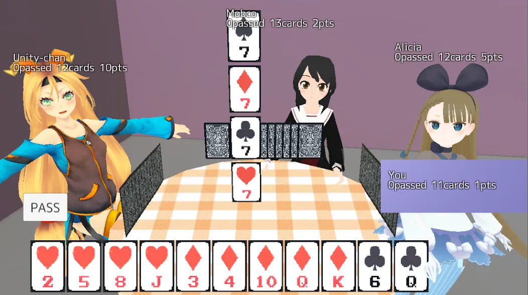 Sevens card game (Севенс карточная игра) [MOD: Меню/Много денег] - Скриншот 2