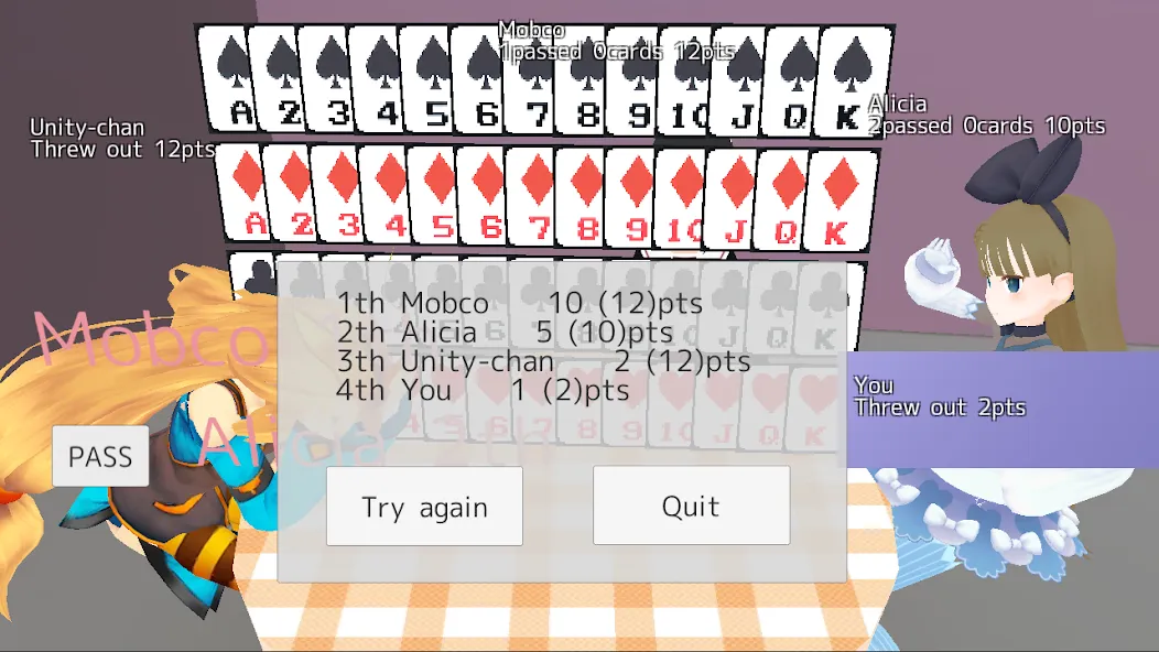 Sevens card game (Севенс карточная игра) [MOD: Меню/Много денег] - Скриншот 4