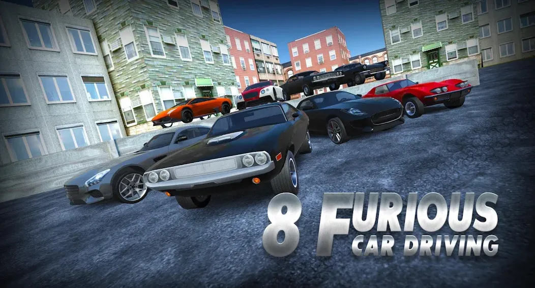 Furious Car Driving 2023 (Фьюриас Кар Драйвинг 2022) [MOD: Меню/Много денег] - Скриншот 1