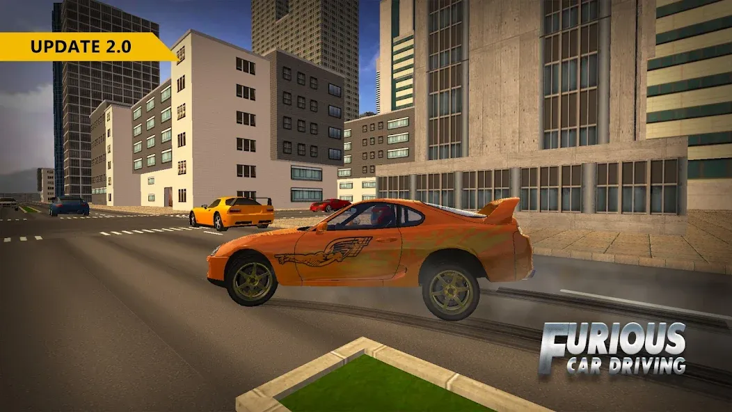 Furious Car Driving 2023 (Фьюриас Кар Драйвинг 2022) [MOD: Меню/Много денег] - Скриншот 2