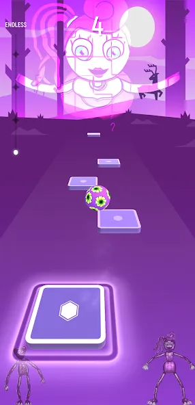 Mommy 3D Music Tiles Hop Game (Мамочка 3D Музыкальная Игра По Прогулкам Плитки) [MOD: Мод Меню/Взлом] - Скриншот 5