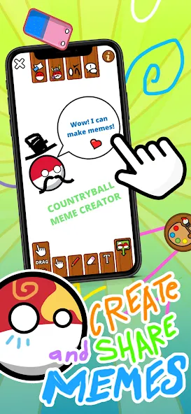 Countryball Potato Mayhem (Кантрибол Потето Мейхем) [MOD: Много монет/Энергии] - Скриншот 4