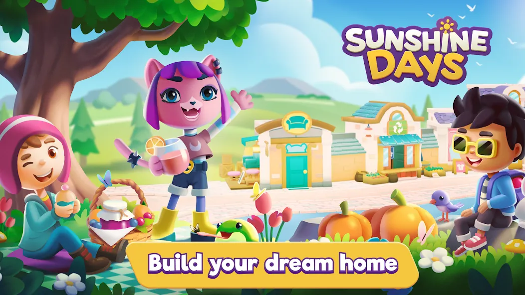 Sunshine Days — Build A Home (Саншайн Дэйз) [MOD: Mega Mod/Меню] - Скриншот 1