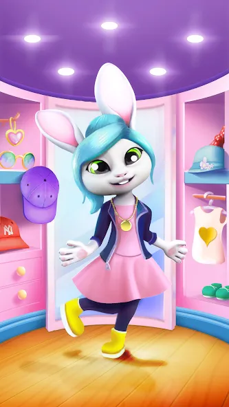 Bu Bunny — Cute pet care game [MOD: Мод Меню/Взлом] - Скриншот 5