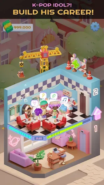 Idol Tower: K-pop & Models (Айдол Тауэр) [MOD: Бесконечные деньги] - Скриншот 5