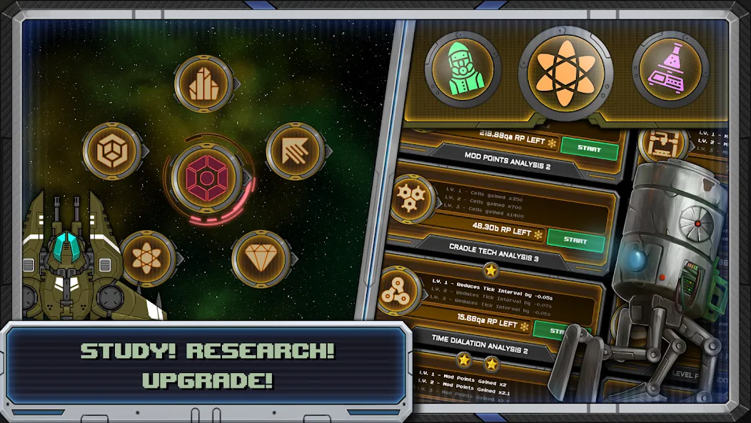 Cell: Idle Factory Incremental (Селл) [MOD: Меню/Много денег] - Скриншот 4