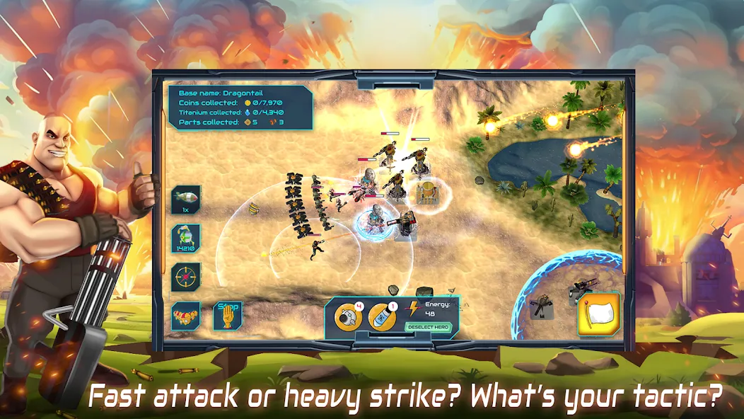 Boulder Base: Defense Strategy (Боулдер Бейс) [MOD: Все разблокировано] - Скриншот 1