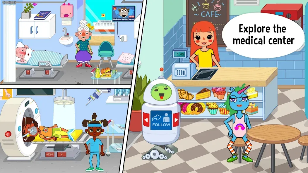 Pepi Hospital: Learn & Care (Пепи Хоспитал) [MOD: Разблокировано] - Скриншот 2