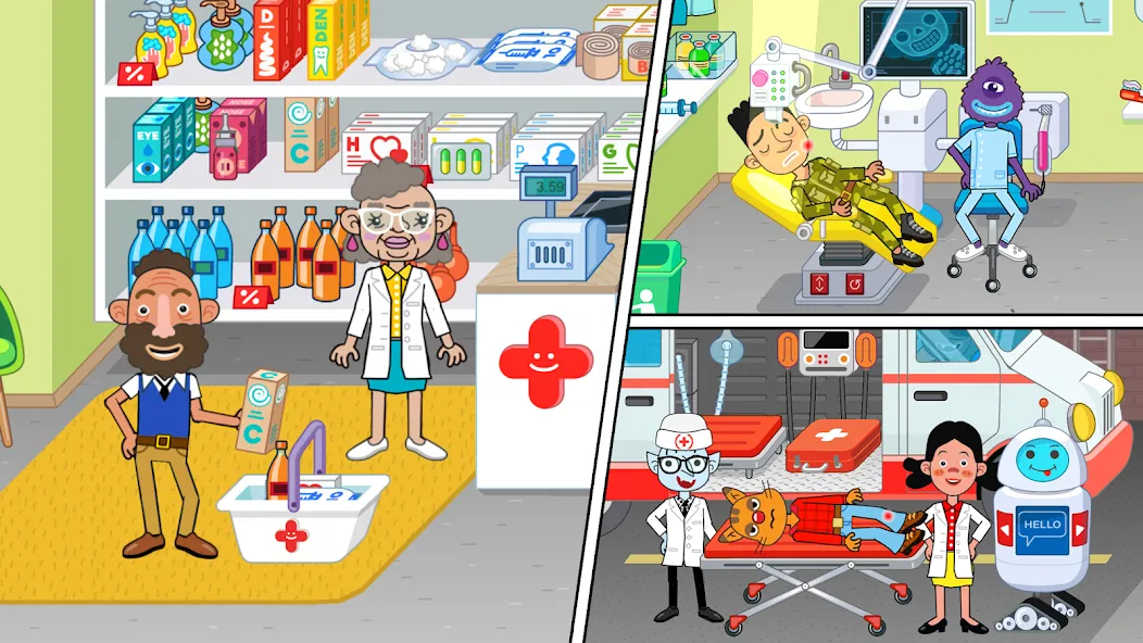 Pepi Hospital: Learn & Care (Пепи Хоспитал) [MOD: Разблокировано] - Скриншот 3