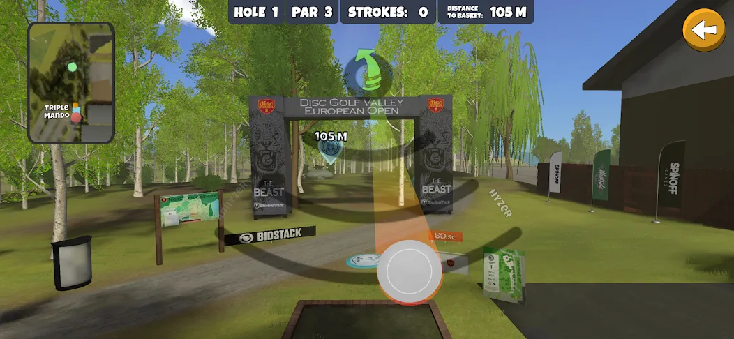 Disc Golf Valley (Диск Гольф Вэлли) [MOD: Все открыто] - Скриншот 1