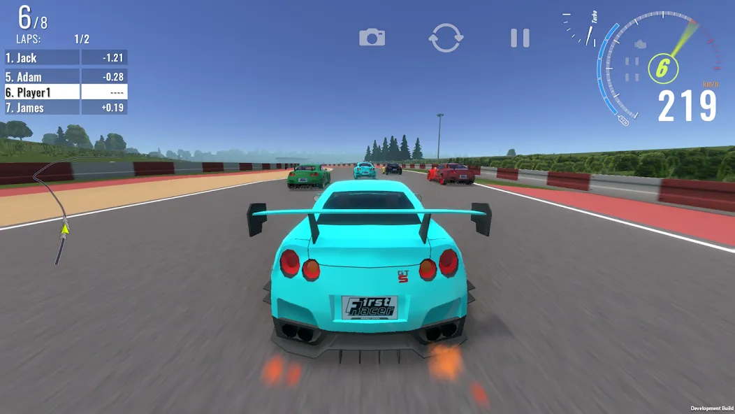 First Racer (Фрст Рейсер) [MOD: Все разблокировано] - Скриншот 1