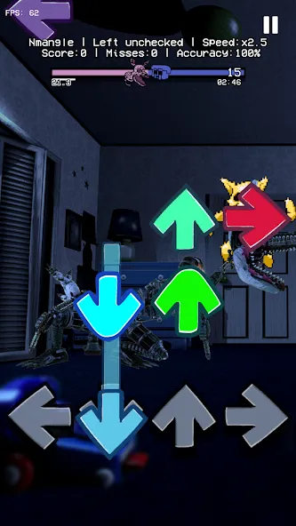 Hypno Mix Five Nights Battle (ФНФ Хипно Микс Пять Ночей) [MOD: Все открыто] - Скриншот 3