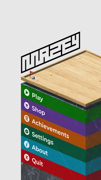 Mazey — Wooden Tilt Maze Game (Мазей) [MOD: Premium/Unlocked] - Скриншот 1