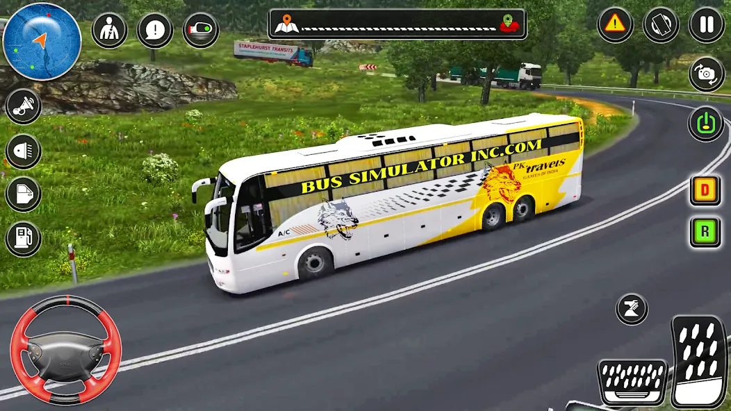 City Coach Bus City Bus Games [MOD: Много монет/Энергии] - Скриншот 4