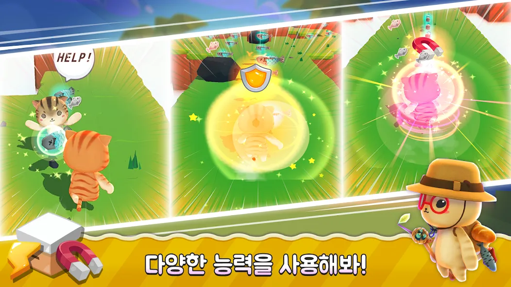 Super Cats Run (Супер Кэтс Ран) [MOD: Все разблокировано] - Скриншот 3