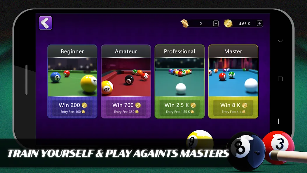8 Ball Billiards Offline Pool (Балл Бильярд Оффлайн Пул) [MOD: Mega Mod/Меню] - Скриншот 2