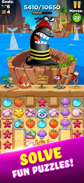 Best Fiends — Match 3 Puzzles (Бест Фиендс) [MOD: Разблокировано] - Скриншот 2