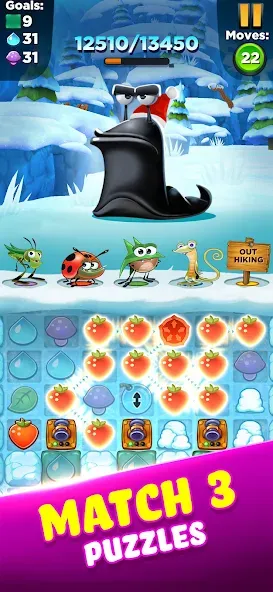 Best Fiends — Match 3 Puzzles (Бест Фиендс) [MOD: Разблокировано] - Скриншот 3