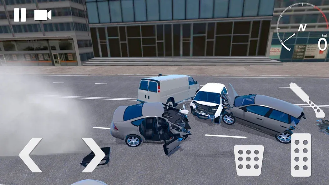 Traffic Crashes Car Crash (Трафик Краш Кар Краш) [MOD: Бесконечные деньги] - Скриншот 1