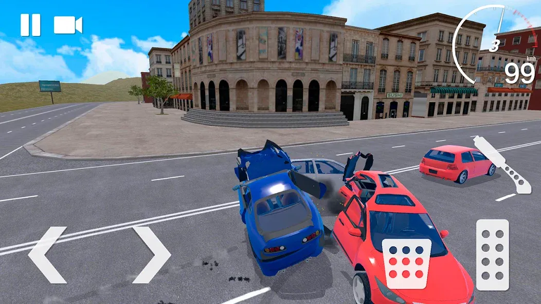 Traffic Crashes Car Crash (Трафик Краш Кар Краш) [MOD: Бесконечные деньги] - Скриншот 4