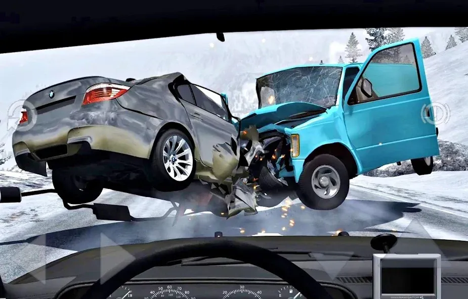 Car Crash Damage Engine Wreck (Кар Крэш Дамаг Энджин Врек) [MOD: Меню/Много денег] - Скриншот 4