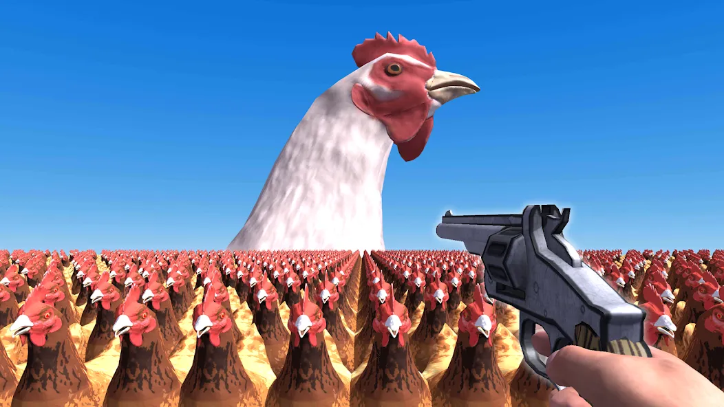 Cluck Shot: Chicken War FPS (Клак Шот) [MOD: Premium/Unlocked] - Скриншот 1