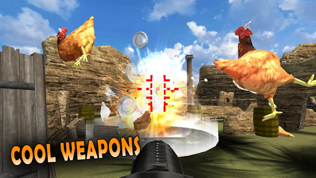 Cluck Shot: Chicken War FPS (Клак Шот) [MOD: Premium/Unlocked] - Скриншот 4