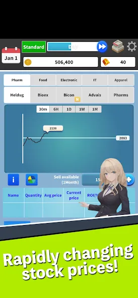 Stock Game — Capitalism [MOD: Premium/Unlocked] - Скриншот 1