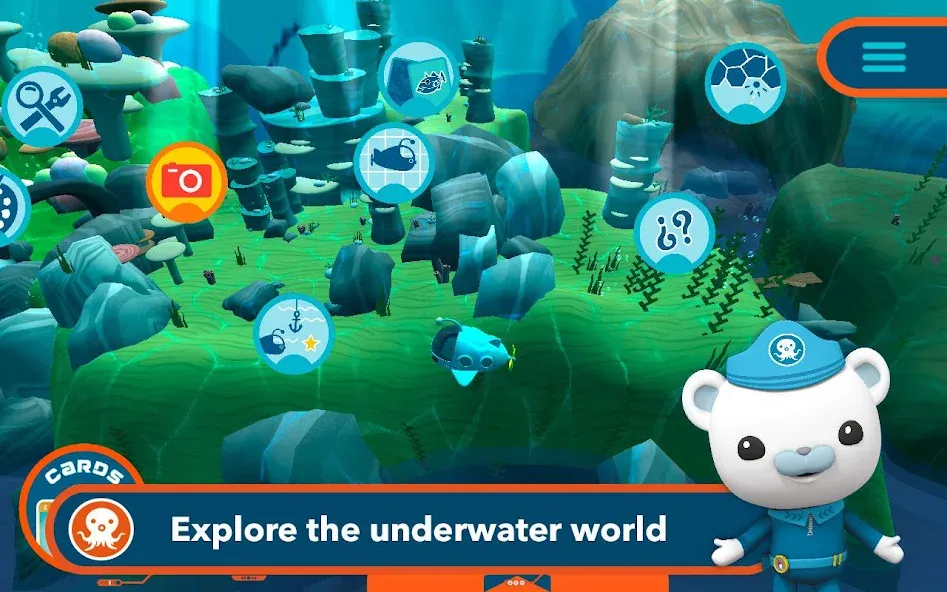 Octonauts and the Whale Shark [MOD: Разблокировано] - Скриншот 1