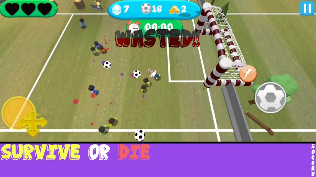 Soccer Apocalypse Survival (Соккер Апокалипсис Сурвивал) [MOD: Меню/Много денег] - Скриншот 2