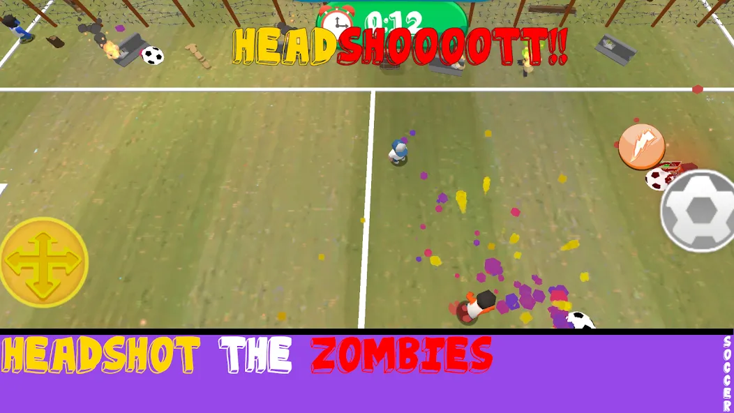 Soccer Apocalypse Survival (Соккер Апокалипсис Сурвивал) [MOD: Меню/Много денег] - Скриншот 5
