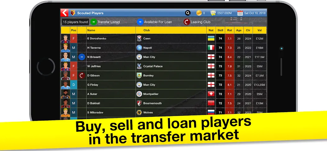 Soccer Tycoon: Football Game [MOD: Меню/Много денег] - Скриншот 3