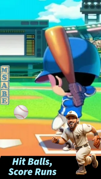 Baseball Letter Strike Homerun [MOD: Бесконечные деньги] - Скриншот 1