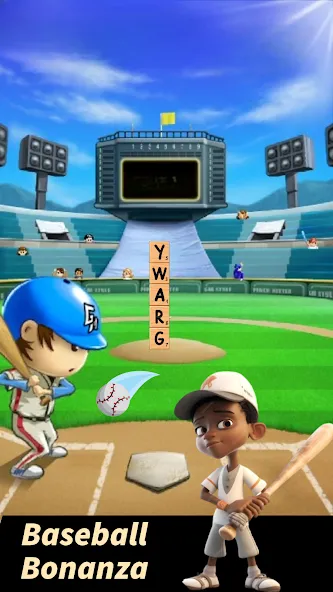 Baseball Letter Strike Homerun [MOD: Бесконечные деньги] - Скриншот 4