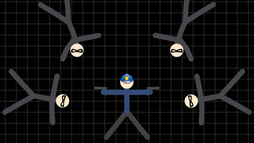 Stickman Warriors (Сткмен Вонсы) [MOD: Разблокировано] - Скриншот 1