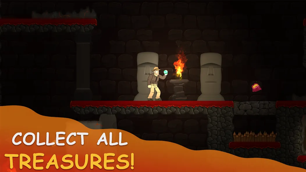 Volcano Escape (Вулканическое бегство) [MOD: Premium/Unlocked] - Скриншот 1
