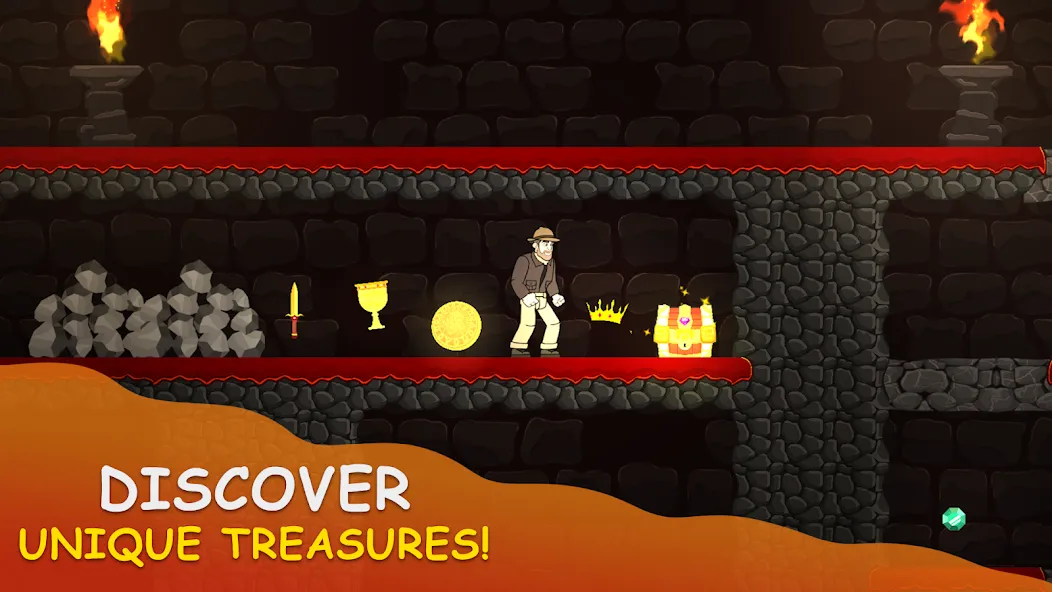 Volcano Escape (Вулканическое бегство) [MOD: Premium/Unlocked] - Скриншот 3