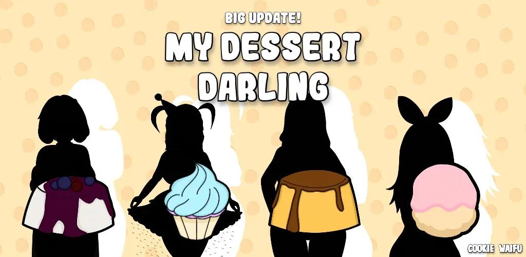 Cookie Waifu: Dessert Darling (Куки Вайфу) [MOD: Premium/Unlocked] - Скриншот 1