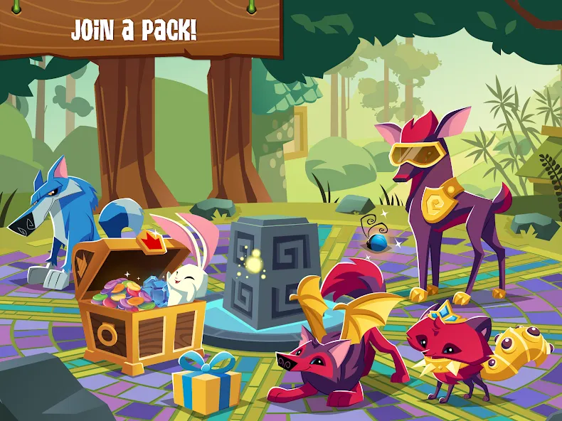 Animal Jam (Анимал Джем) [MOD: Все открыто] - Скриншот 2
