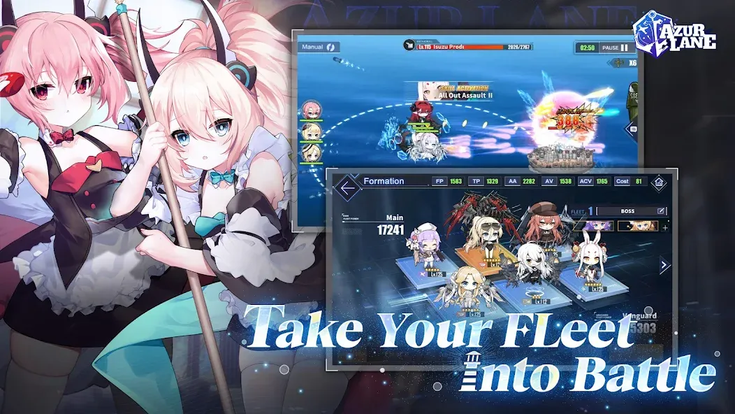 Azur Lane (Азур Лейн) [MOD: Много монет/Энергии] - Скриншот 3